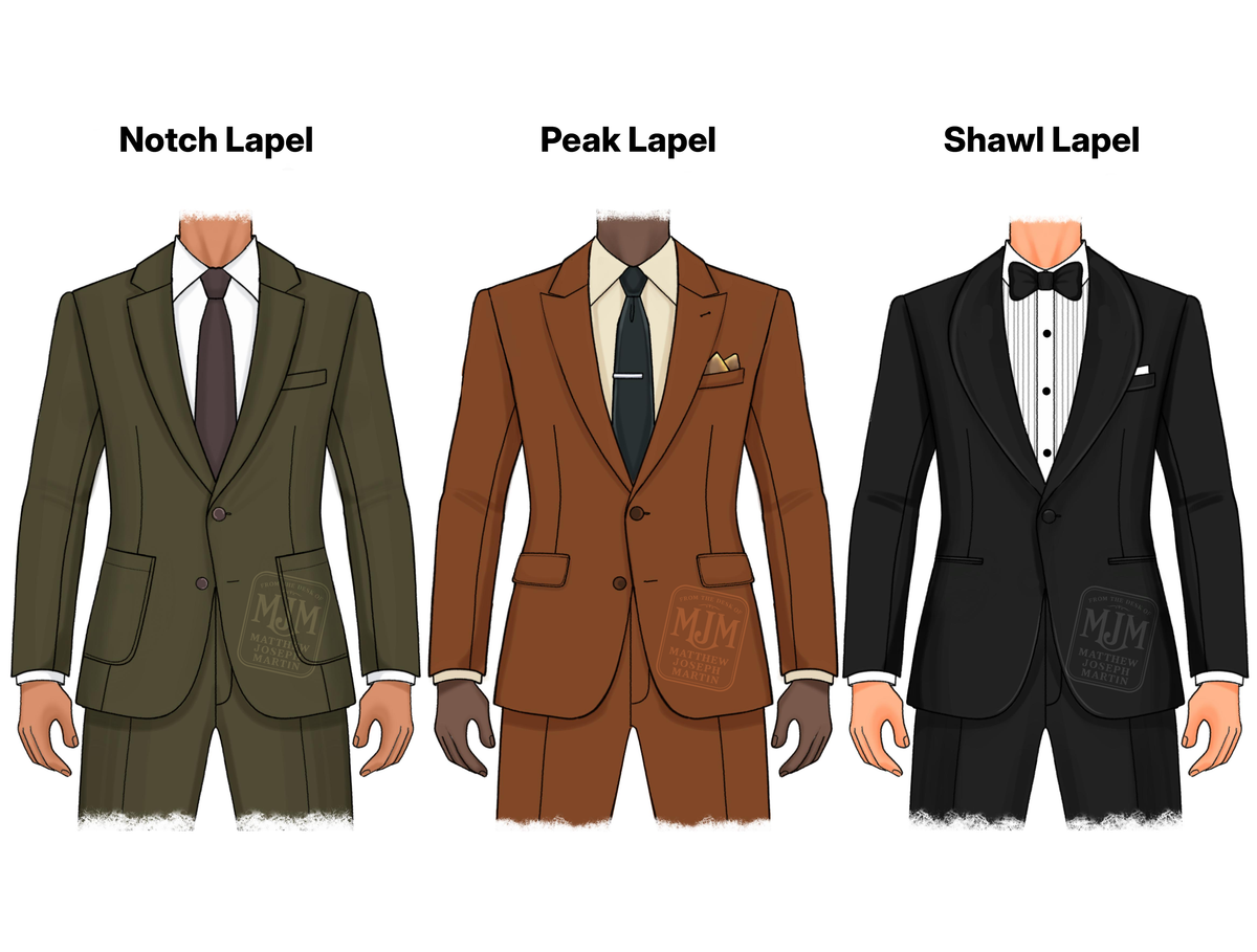Suit Basics #1: Choosing the Suit Lapel Style for Every Occasion